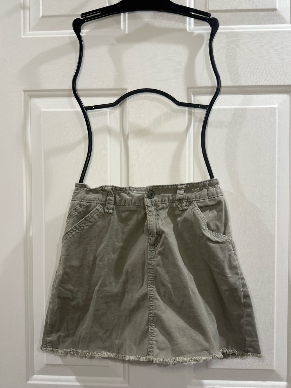 GAP Olive Green A-Line Mini Skirt